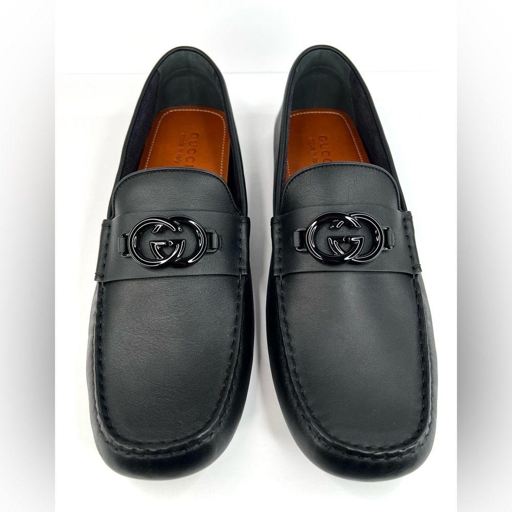 Gucci Love Parade GG Logo Resin Men Driver Loafers UK 13 - US 13.5 - EU 47 - Picture 5 of 11